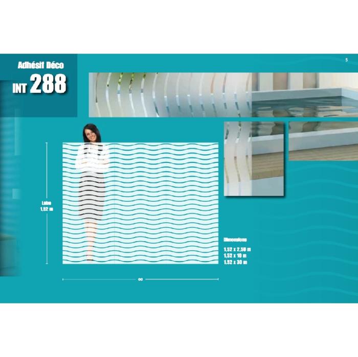 Film dcoratif, Vagues de 45 mm de hauteur INT 288