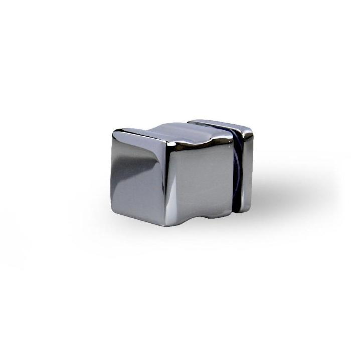 Bouton de porte Kuboa avec rosace carr