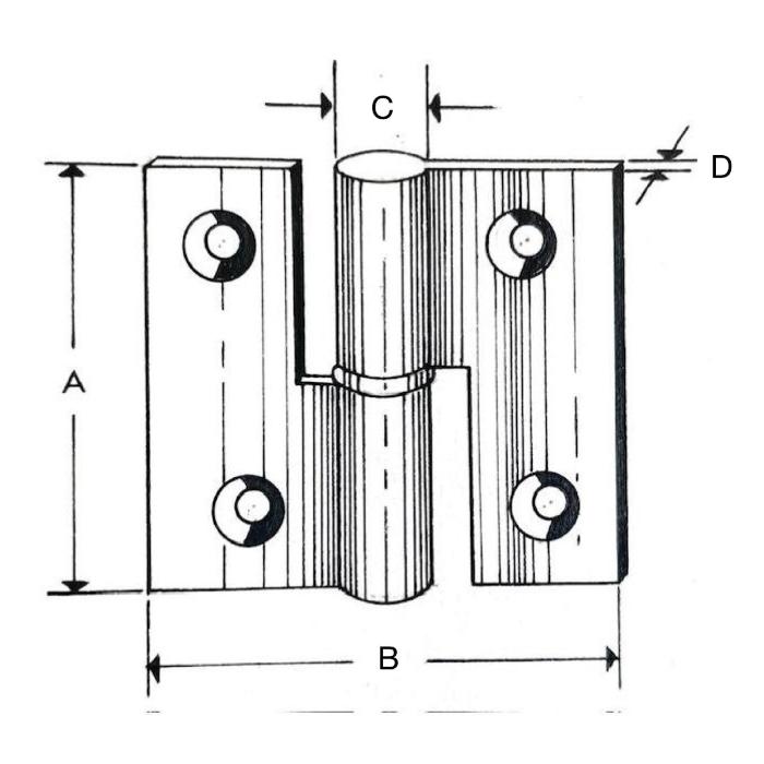 Hinges for cabinet 9mm